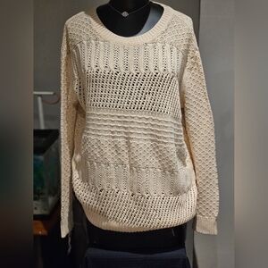 Kimchi Blue Cream Knit Sweater